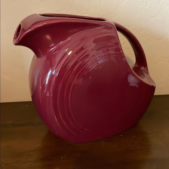 Fiestaware Kitchen Fiestaware Large Pitcher Burgundy In Color